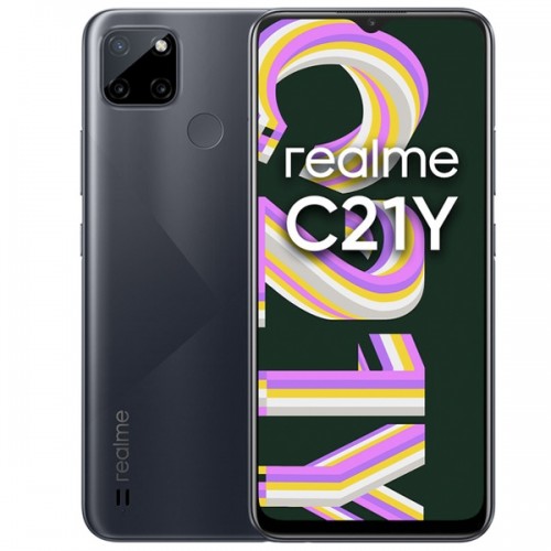 Realme C21 and Black